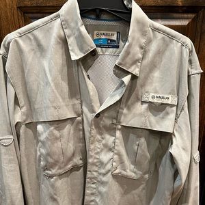 Megllan fishing shirt /grey